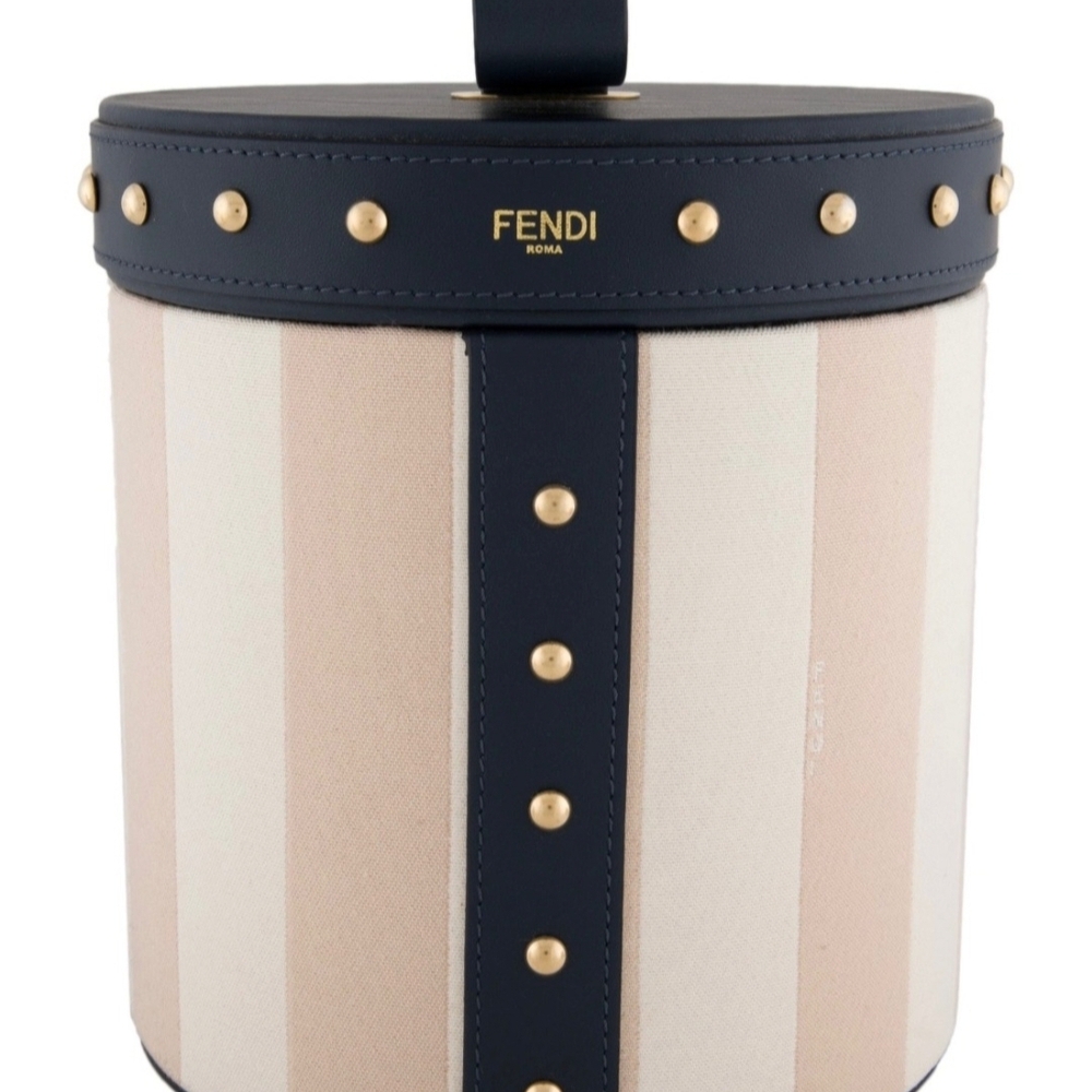 Fendi Black and Beige Jewelry Storage